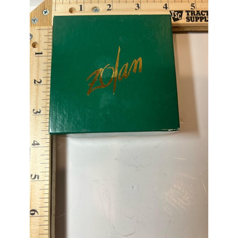 Zolan Collectible Mini Plate with Child & Dog Art in Box Vintage Display Gift